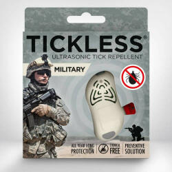 Tickless Military - ultrahangos kullancsriasztó készülék rendvédelmi szervezetek számára (bézs)