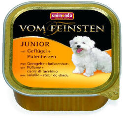 Animonda Vom Feinsten Junior (baromfi, pulykaszív) alutálkás - Kölyök kutyák részére (150g)
