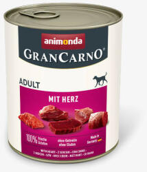 Animonda GranCarno Adult (sertés, szív) konzerv - Felnőtt kutyák részére (800g)