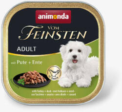 Animonda Vom Feinsten Adult (pulyka, kacsa szószban) alutálkás - Felnőtt kutyák részére (150g)
