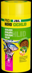 JBL Pronovo Cichlid Grano M - Alaptáp granulátum közepes méretű, 8-20 cm-es sügérek számára (1000ml/520g)