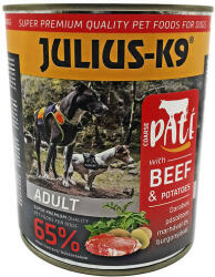 Julius-K9 JULIUS K-9 konzerv kutya 800g Marha-burgonya (Beef+Potato)