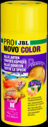 JBL Pronovo Color Flakes M - Színes eledelpelyhek az erős színekért minden 8-20 cm-es akváriumi halak részére (250ml/45g)