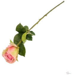 Selyemvirág rózsa 65cm rózsaszín (DD67100)