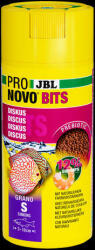 JBL Pronovo Bits Grano S - Akváriumi alaptáp granulátum korongos és egyéb igényes Dél-Amerikai sügér számára 3-10 cm-ig (250ml/120g)
