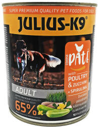 Julius-K9 JULIUS K-9 konzerv kutya 800g Baromfi-spirulina (Poultry+Spirulina)