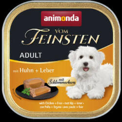 Animonda Vom Feinsten Gourmet (csirke, máj) alutálkás - Felnőtt kutyák részére (150g)