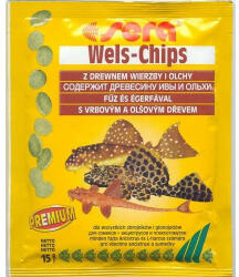Sera Wels-Chips Nature - táplálék (süllyedő) díszhalak számára (15g)
