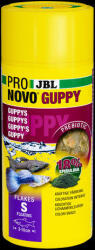 JBL ProNovo Guppy Flakes "S" - pehelytáp (S-es méret) 3-10cm-es guppyknak és akváriumi halak részére (45g/250ml)