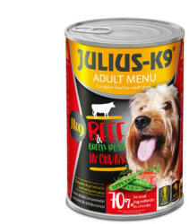 Julius-K9 Julius-K9 konzerv Adult - nedveseledel (marha, borsó) felnőtt kutyák részére (1240g) - aboutpet