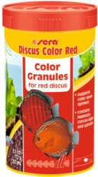 Sera Discus Color Red - granulátum táplálék (vörös) díszhalak részére (250ml)