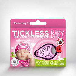 Tickless Baby - Vegyszermentes kullancsriasztó gyermekeknek - pink