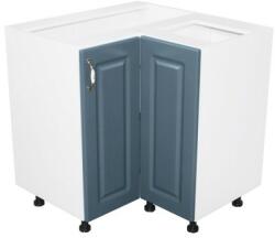 Spectral Mobila Corp inferior colt cu 2 usi Zebra MDF Albastru drept