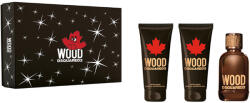 Dsquared2 Wood for Him Set (EDT 100ml + SG 100ml + AS Balm 100ml) pentru Bărbați