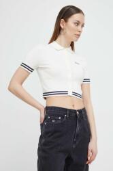 Tommy Jeans t-shirt női, bézs - bézs XXS