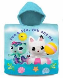 Gabby's Dollhouse Prosop de plaja tip poncho Gabby s Dollhouse 60 120 cm Prosop