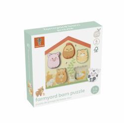 Orange Tree Toys Puzzle lemn animale de ferma, Orange Tree Toys (OTT06719)