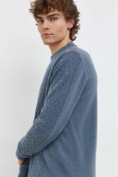 G-Star RAW gyapjú pulóver könnyű, férfi - kék M