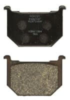 FERODO Placute de frana fata, utilizare: route, material: platinum-P, 78x50x10, 8mm compatibil: SUZUKI GN 250 1983-1997
