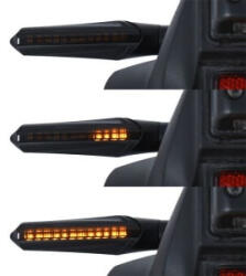 OXFORD Semnalizare OXFORD fata spate L R, lED indicators, a set of 2 indicators, indicator colour: black, 1, 3W (with certification of approval)