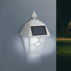 Family Collection Lampa solara LED - alb- alb rece - 14 x 6-2 x 19 cm (MCT-GBZ-11244B)