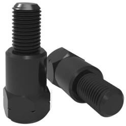 OXFORD Adaptor oglinda(setx1, 25mm, direction: dreapta, colour: black, transition from 8mm to 10mm thread)