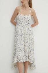 ANSWEAR ruha fehér, midi, harang alakú - fehér M - answear - 22 990 Ft