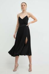 NISSA ruha fekete, midi, harang alakú, RS14816 - fekete 38