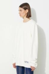 APC A. P. C. gyapjú pulóver könnyű, női, fehér - fehér XL