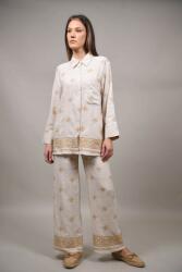 Y Two Women CAMASA CU BRODERIE APLICATA PAGANICO Bej M-L