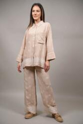 Y Two Women PANTALONI CU CADERE USOARA CU BRODERIE PAGANICO M-L Rose
