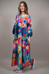 FashionLand ROCHIE LUNGA CU BUZUNARE FLORI SPLENDIDO TALIE UNICA Multicolora