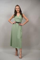 FashionLand ROCHIE LUNGA IN STIL FORMAL CU CUREA IN TALIE BARESSA Verde S-M