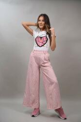 FashionLand PANTALONI FULL LEGHT NUVOLA TALIE UNICA Baby Pink