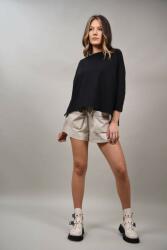 Lumina PANTALON SCURTI CU BUZUNARE APLICATE POSITANO Bej M-L