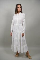 Y Two Women ROCHIE BOHO CHIC LUNGA TIP CAMASA DIN BUMBAC OPALARA Alb S-M