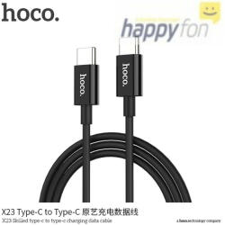 hoco. kábel C típustól C típusig Skilled Power Delivery töltőkábel X23 fekete (G437345)