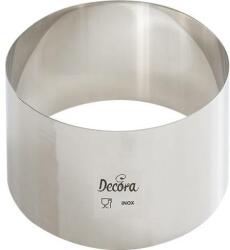 Decora Tortaszegély rozsdamentes acélból kerek 7x6cm - Decora (0063802)