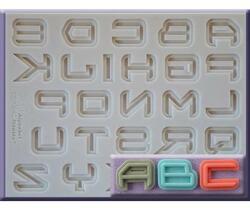 Alphabet Moulds Szilikon forma nagy ábécé Sci-fi - Alphabet Moulds (AM0236)