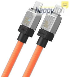 Baseus kábel Type C - Type C CoolPlay gyors töltés 100W 2m narancssárga CAKW000307 (G594084)
