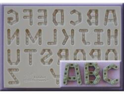 Alphabet Moulds Szilikon forma nagy ábécé - készlet - Alphabet Moulds (AM0253)