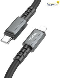  C típusú HOCO kábel iPhone Lightninghez 8 tűs PD 20W Erősség X85 1m fekete (G596233)