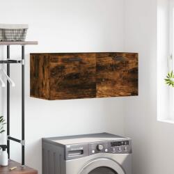 vidaXL Dulap de perete, stejar fumuriu, 80x36, 5x35 cm, lemn compozit (830089) Dulap arhivare