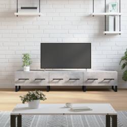 vidaXL Comodă TV, gri beton, 150x36x30 cm, lemn prelucrat (829176) - comfy