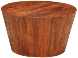 vidaXL Măsuță de cafea, Ø 52x30 cm, lemn masiv de mango brut (353728) Masa de cafea