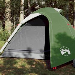 vidaXL Cort de camping 2 persoane, verde, 264x210x125 cm, tafta 185T (94331)