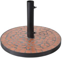 Pool Power ProGarden Bază de umbrelă Terra Design „Mozaic, negru și portocaliu (442214)