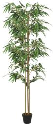 vidaXL Arbore din bambus artificial 1216 de frunze 180 cm verde (358978)