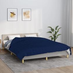 vidaXL Pătură cu greutăți, albastru, 200x200 cm, 9 kg, material textil (350742) - comfy Patura