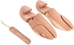 vidaXL Dispozitiv lărgire pantofi cu încălțător, EU 36-37, lemn cedru (155236)